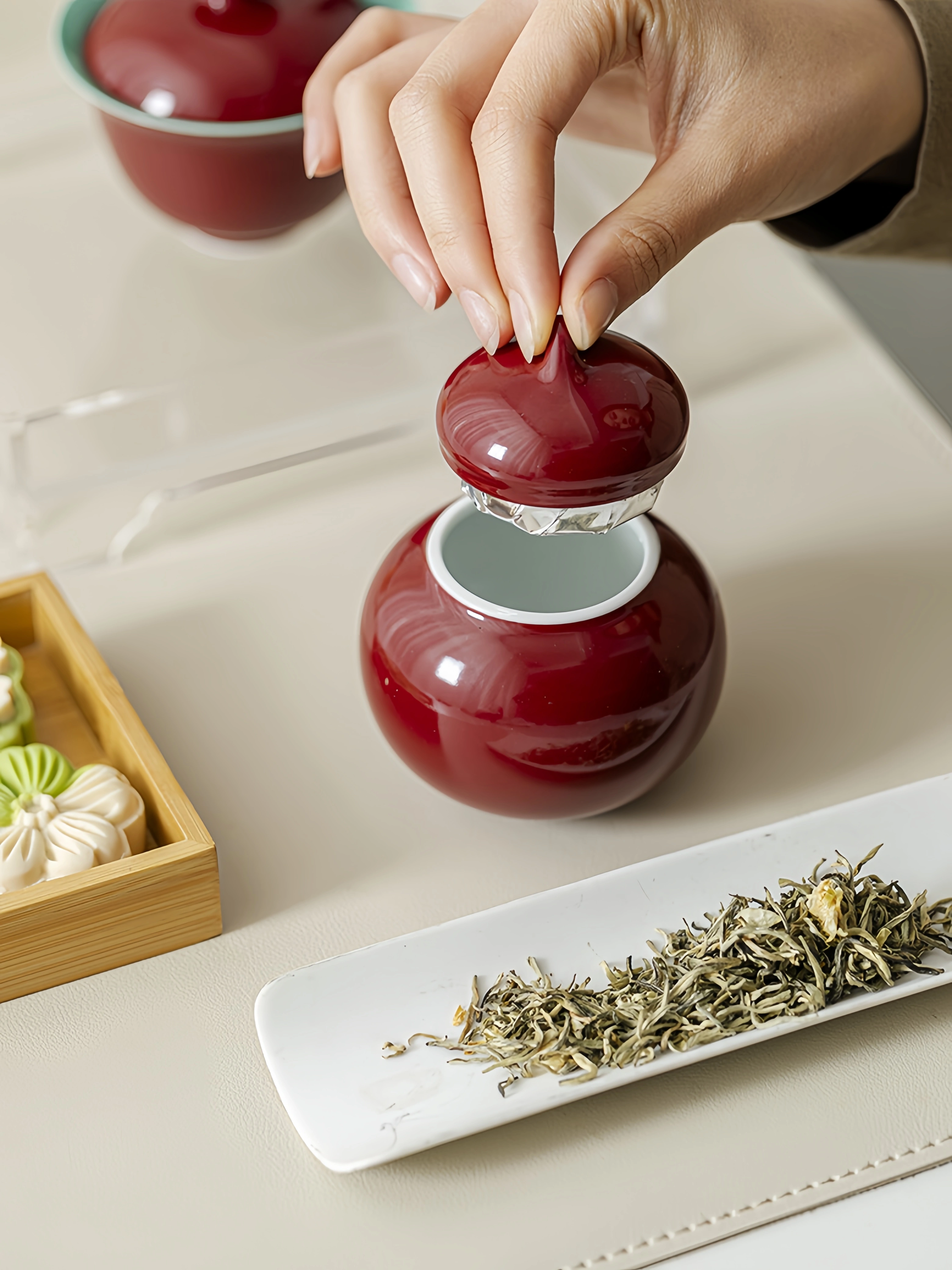 [Copy]Monochrome Porcelain Teapot 160ml