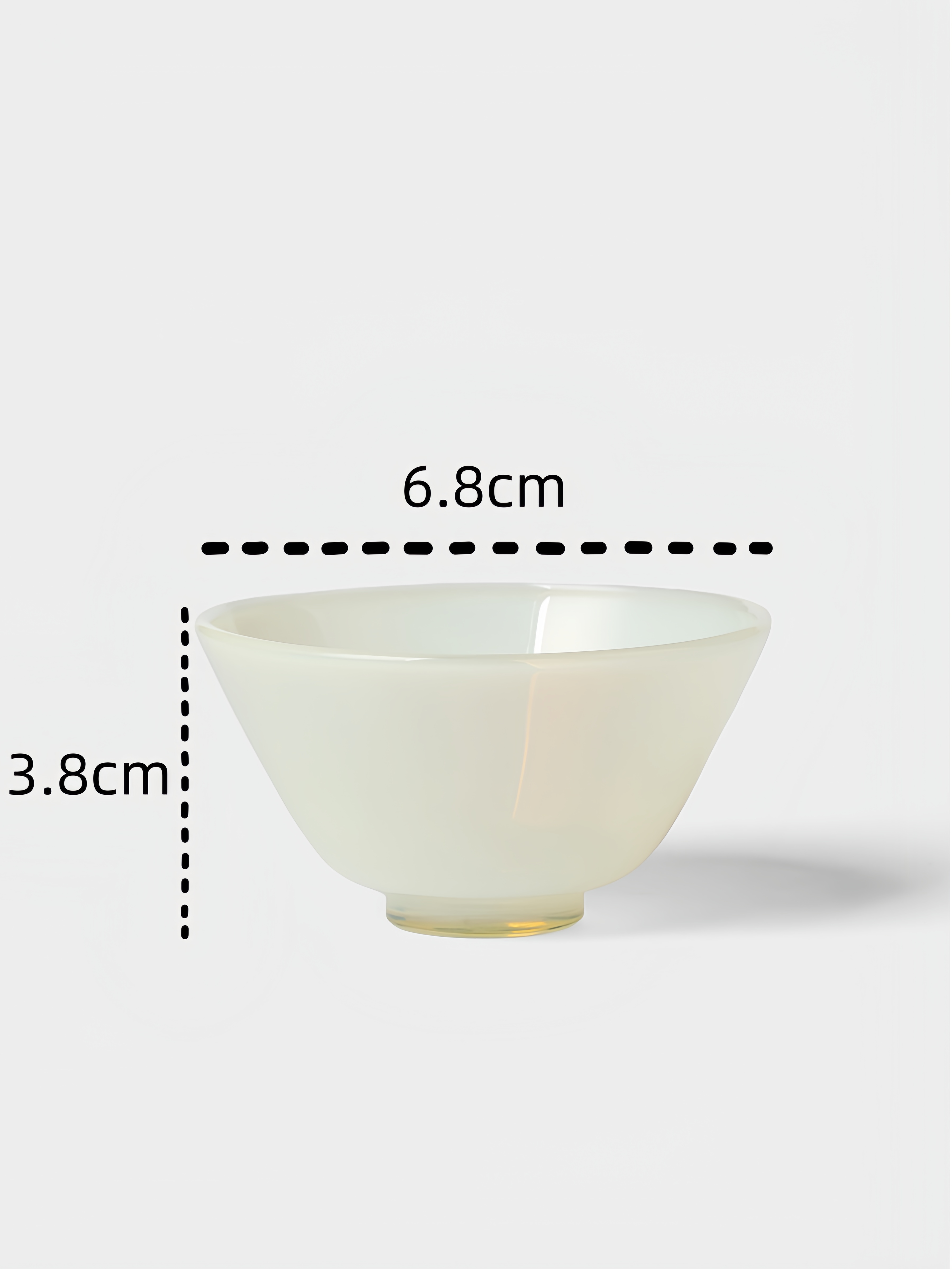 Yellow Jade Glass Cup 40ml