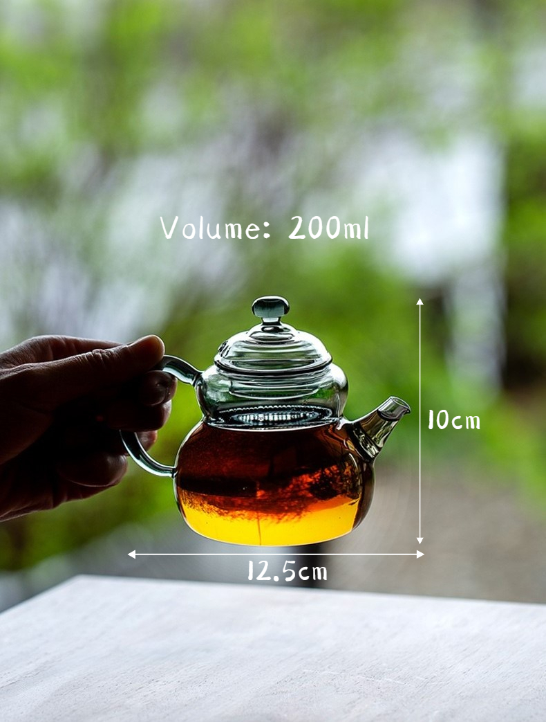 Petty Glass Teapot Zen Style 200ml