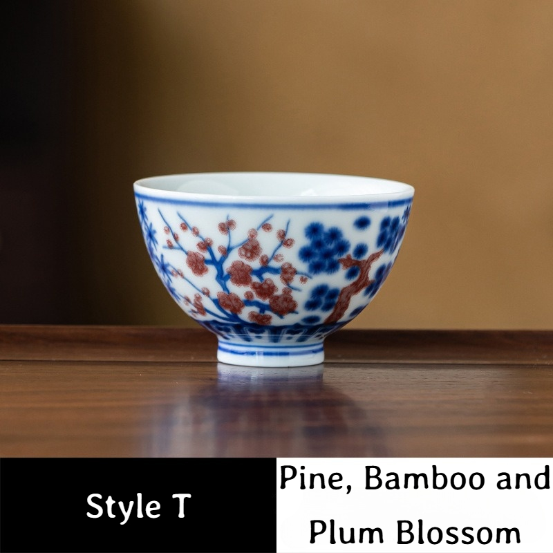 Collection of Classic Pattern Tea Cups 100ml