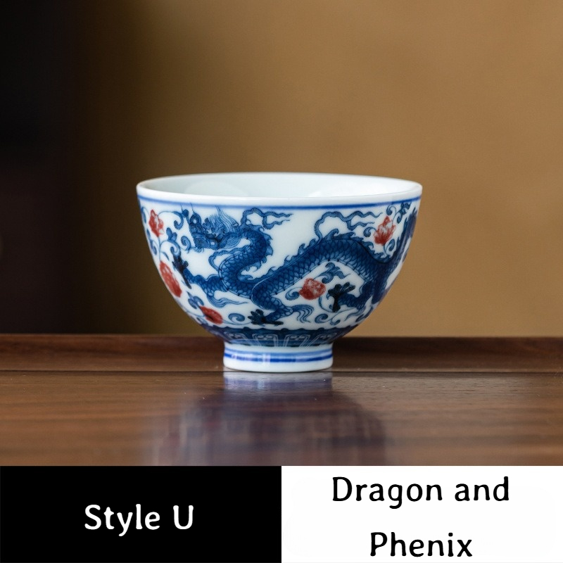 Collection of Classic Pattern Tea Cups 100ml