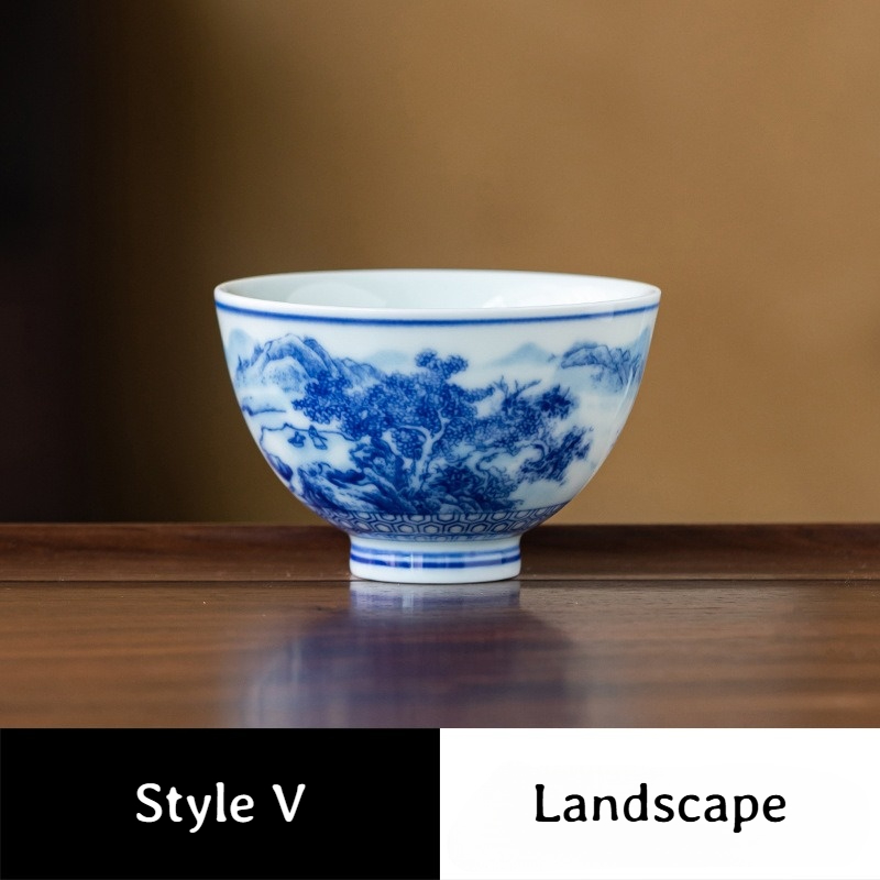 Collection of Classic Pattern Tea Cups 100ml