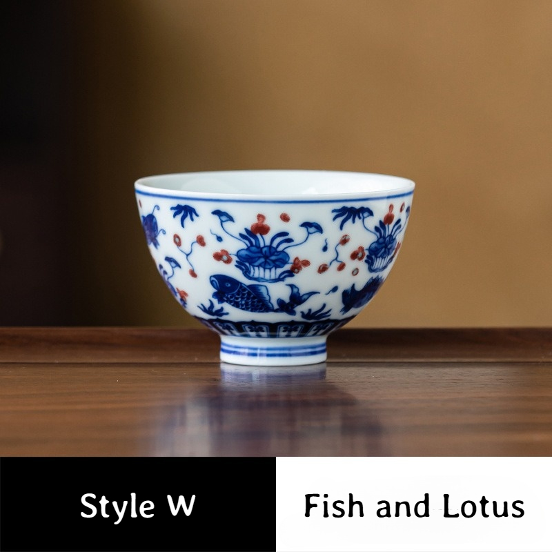 Collection of Classic Pattern Tea Cups 100ml