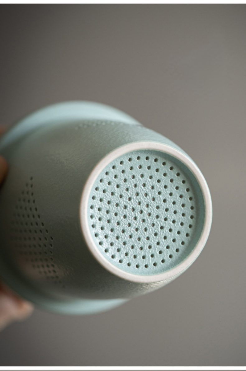 Tea Mug with Lid and Infuser 380ml, 5 Patterns Optional