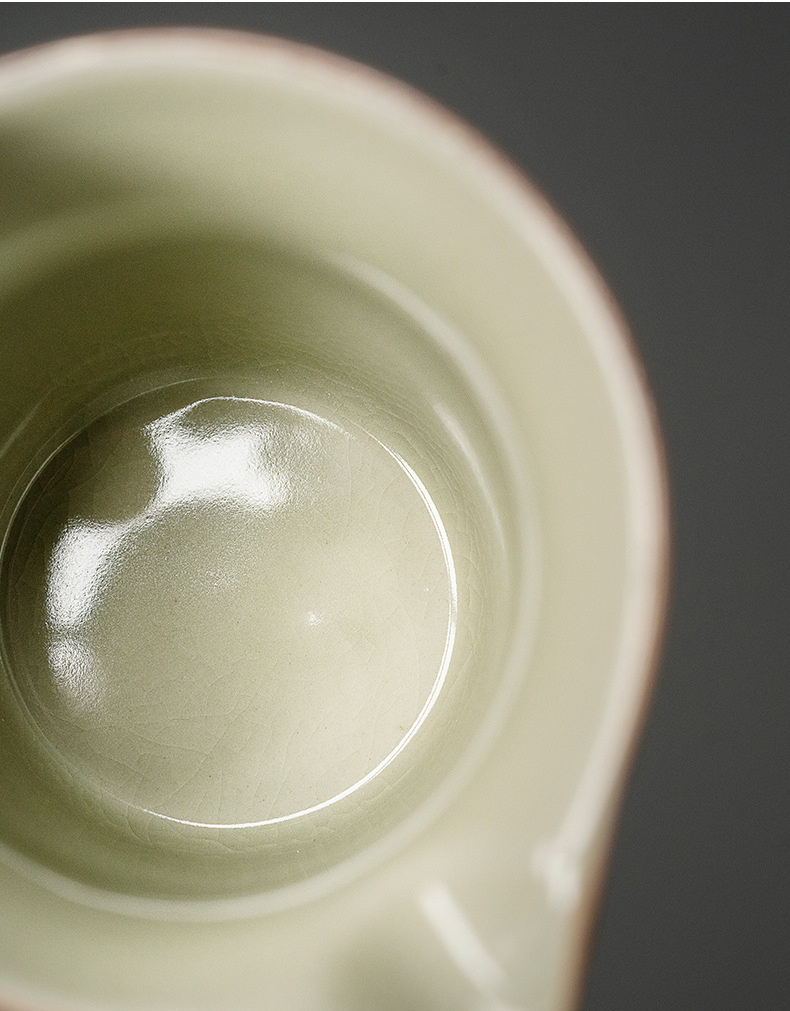 Landscape Fair Cup, 180ml Kung Fu Tea Pitcher, Blue and White Porcelain Jingdezhen Pottery