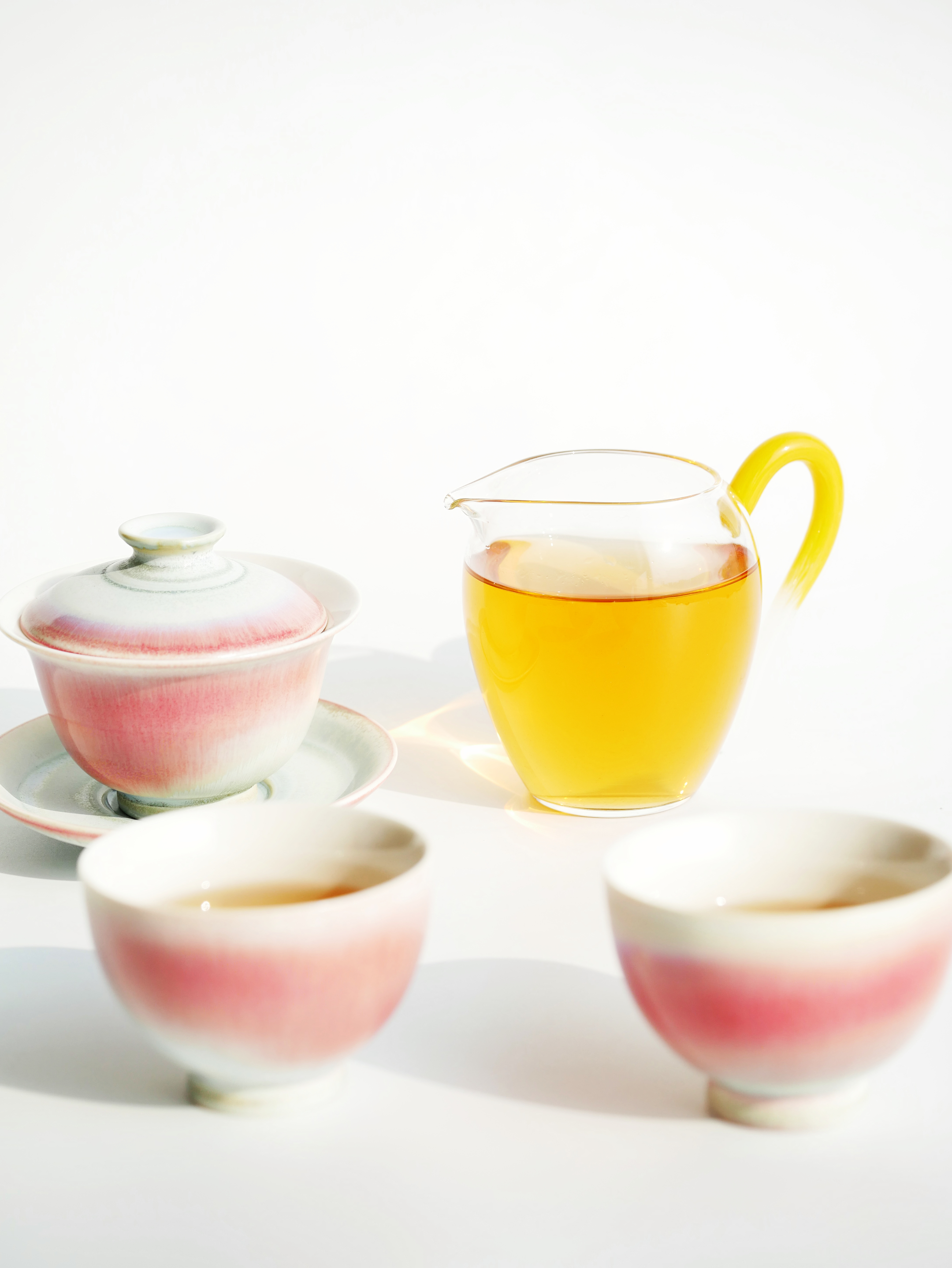 Glass Pitcher with Colored Handle 280ml