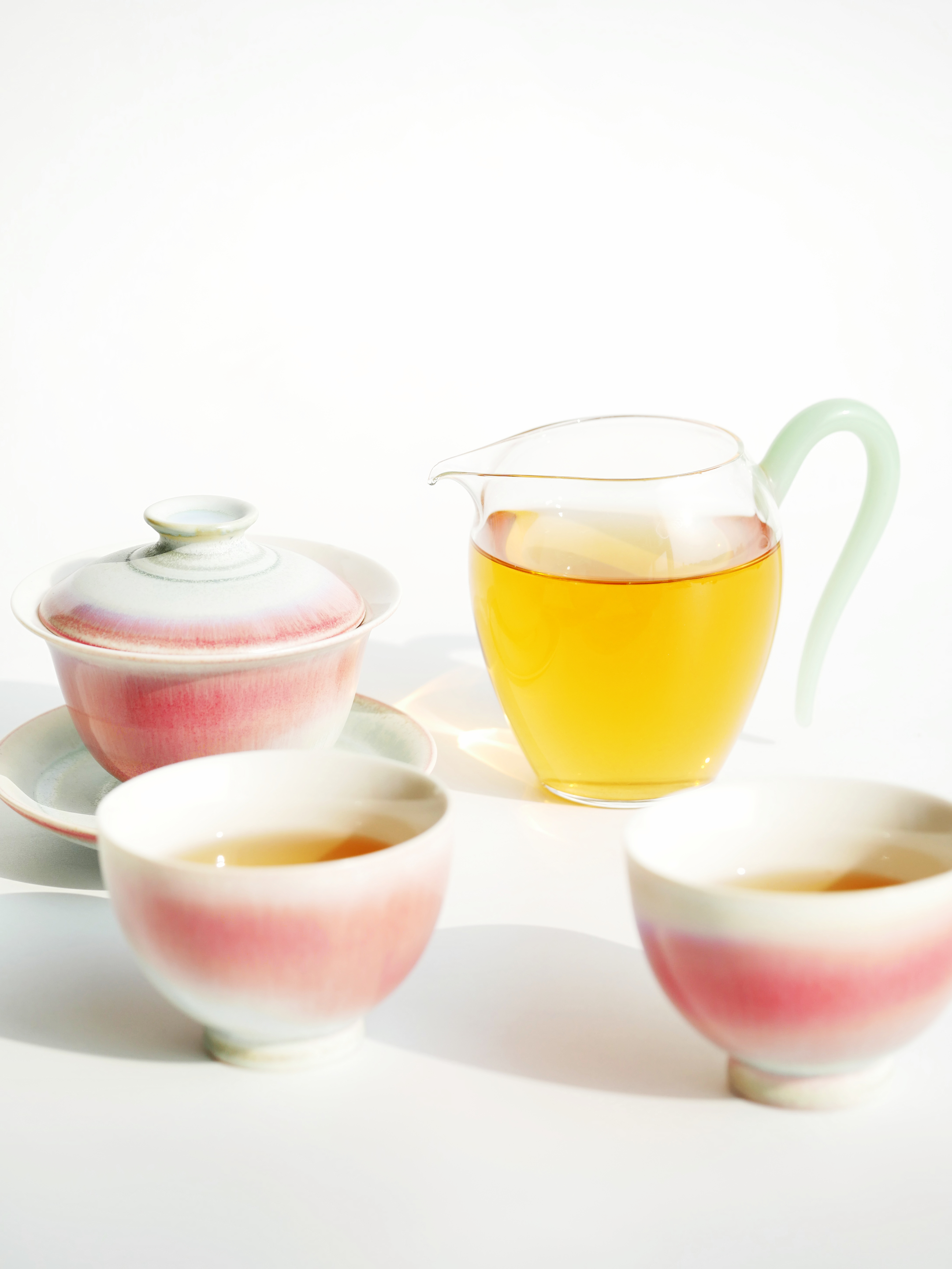 Glass Pitcher with Colored Handle 280ml