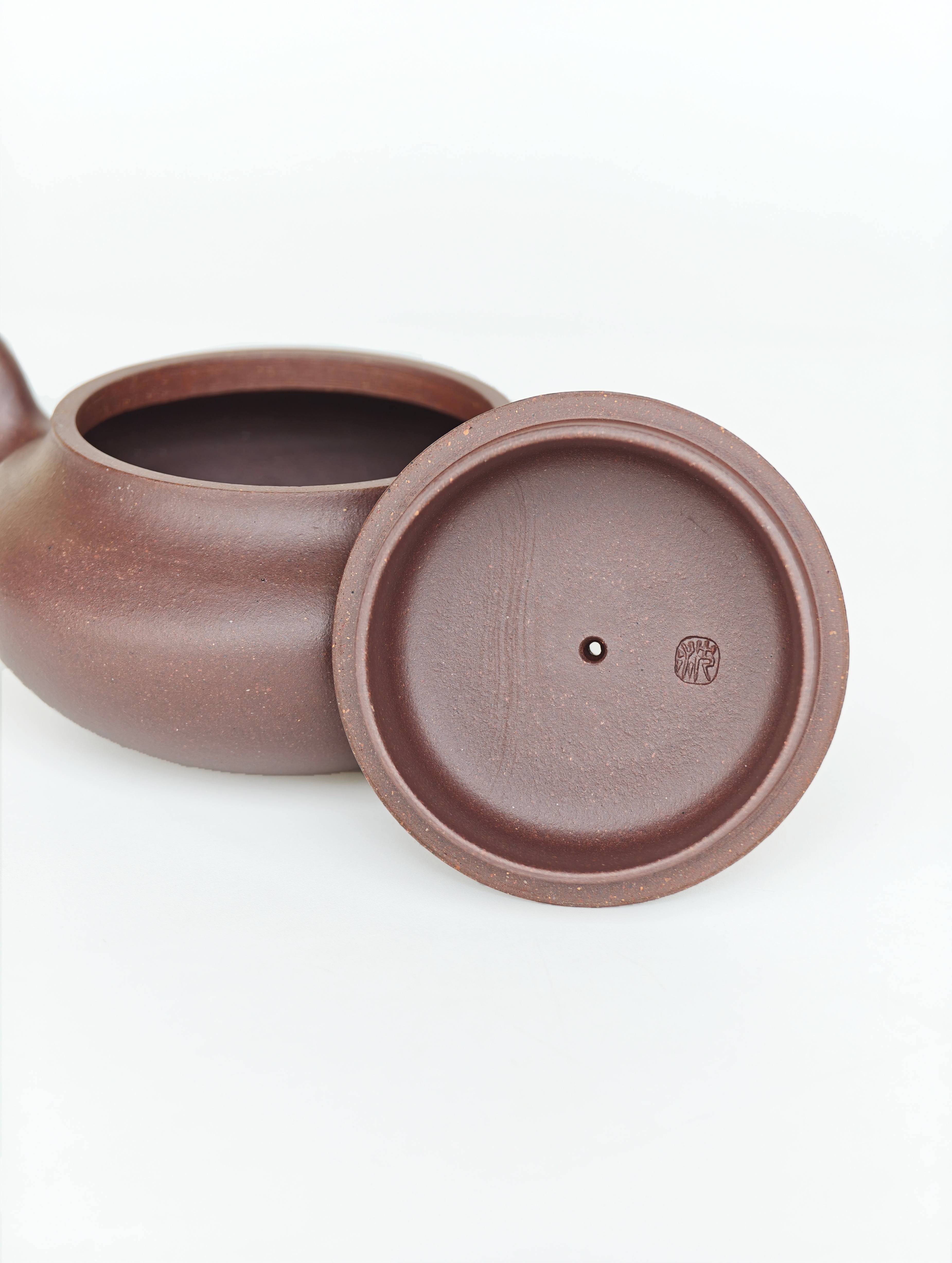 the "Flat Pear", Yixing Purple Clay (Zisha) Teapot, Handmade Kung Fu Teapot 150ml