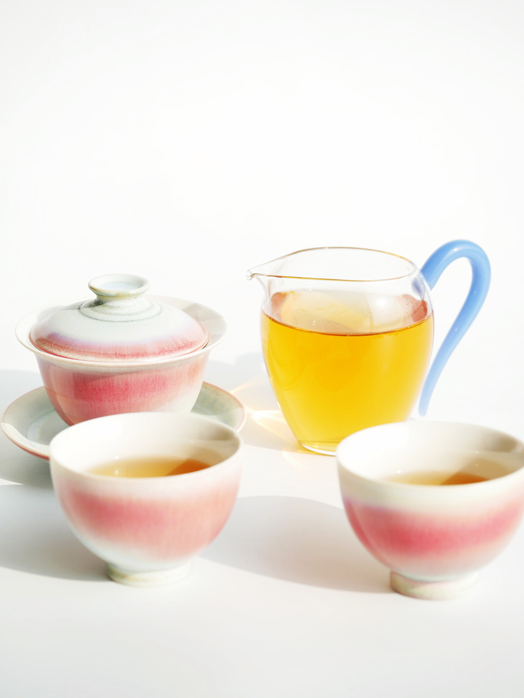 Glass Pitcher with Colored Handle 280ml