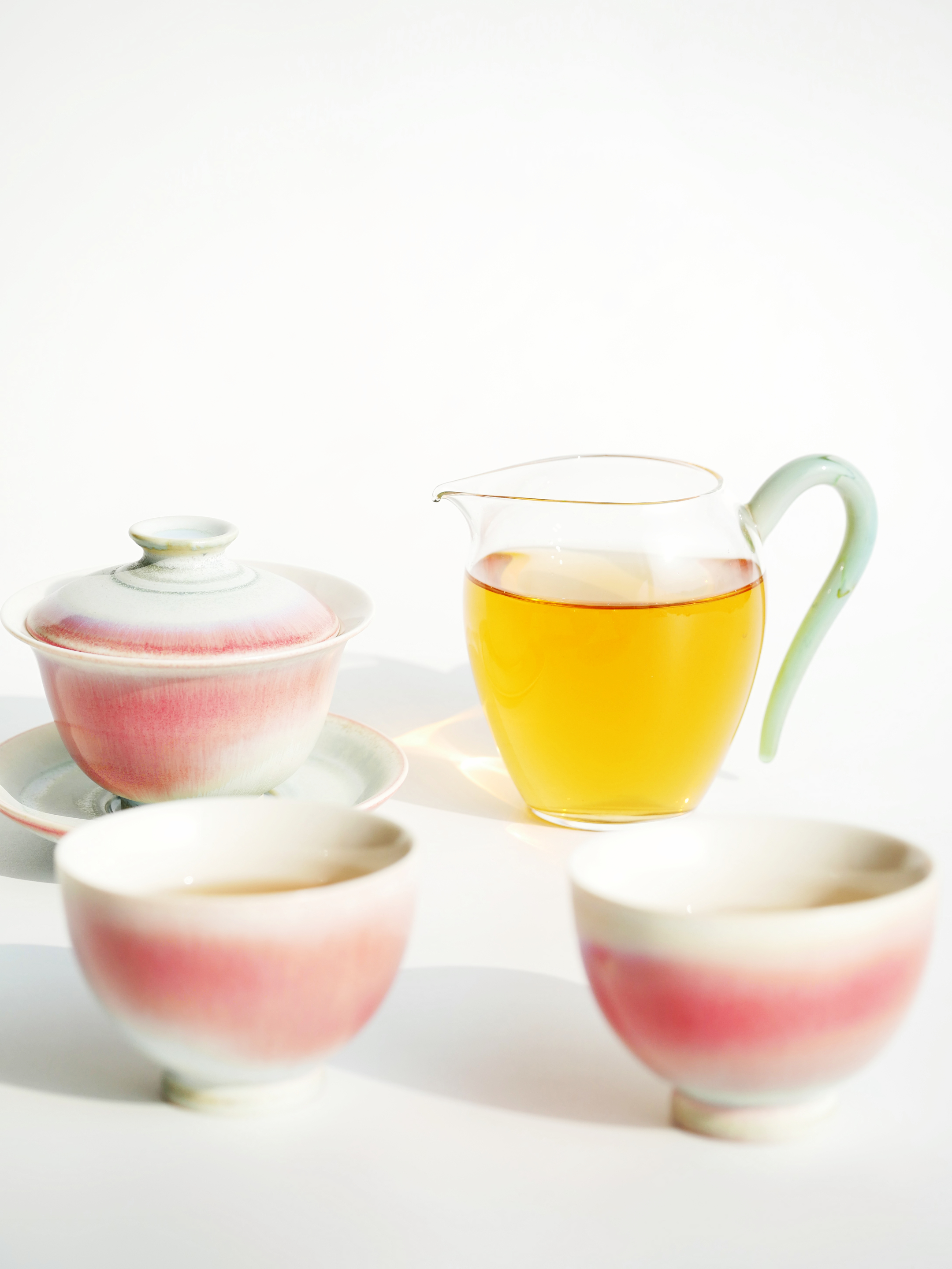 Glass Pitcher with Colored Handle 280ml