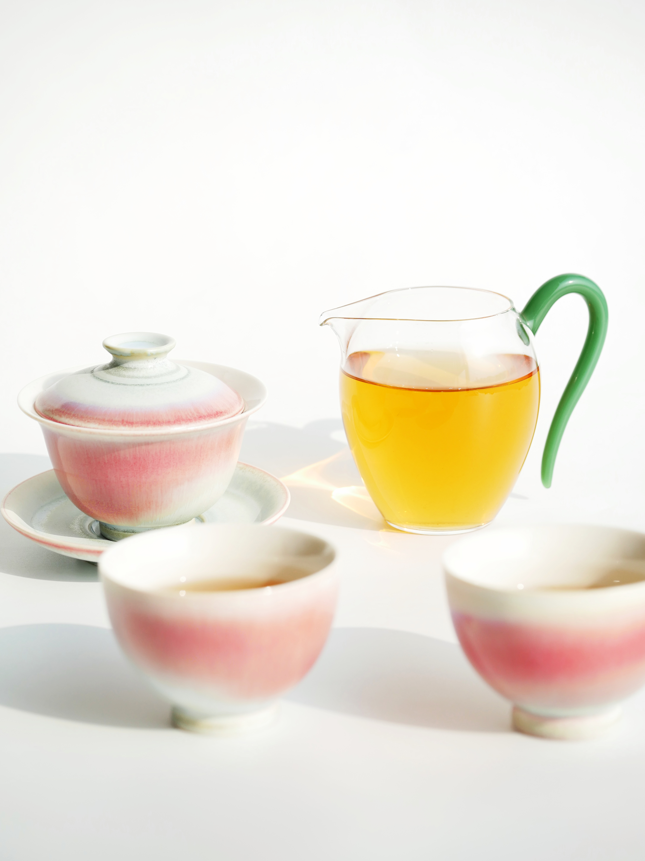 Glass Pitcher with Colored Handle 280ml