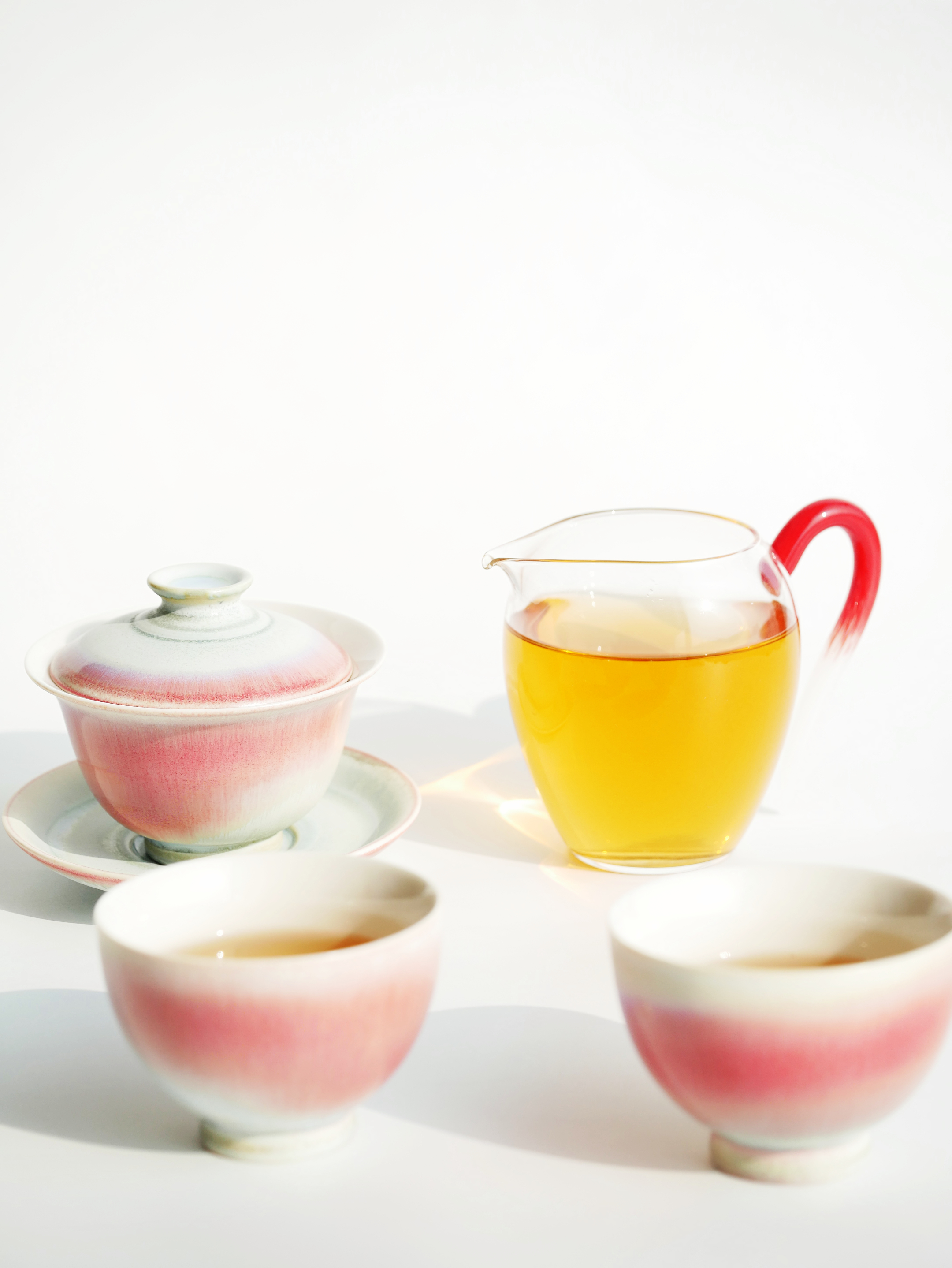 Glass Pitcher with Colored Handle 280ml