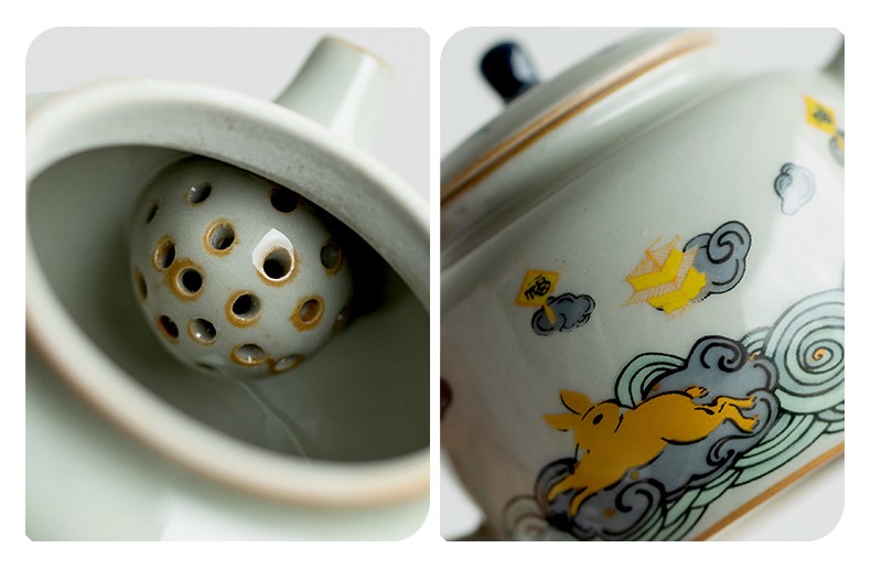 Golden Rabbit Teapot 100ml