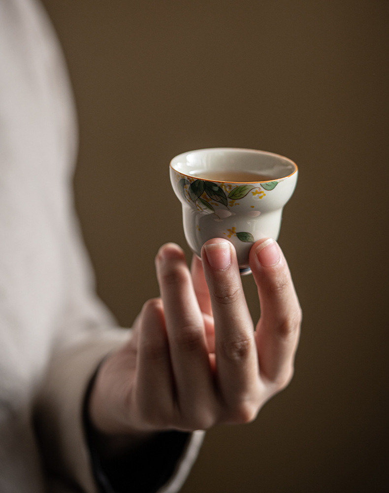 Osmanthus Tea Cup 50ml, 2 Styles Optional