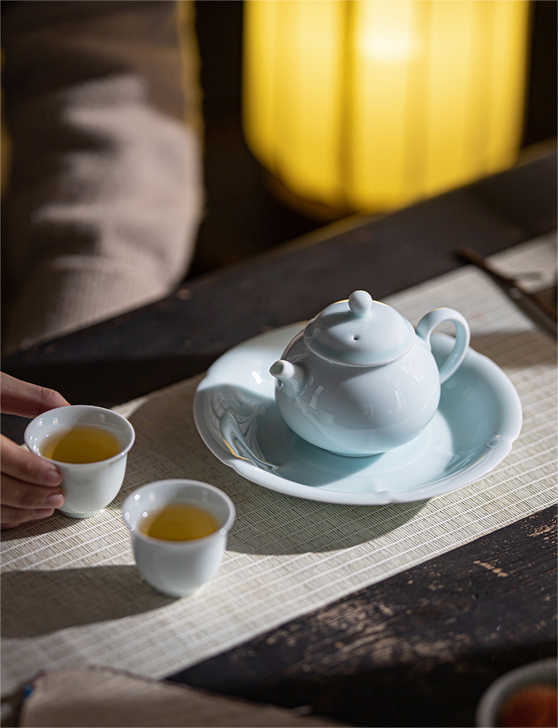 Shadow Green Porcelain Teapot 160ml