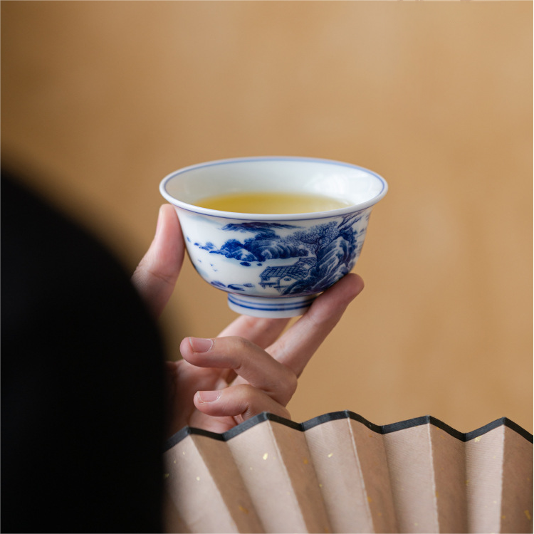 Collection of Classic Pattern Tea Cups