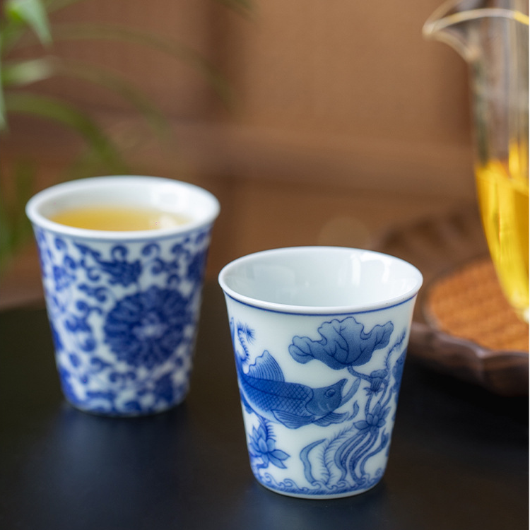 Collection of Classic Pattern Tea Cups 40ml