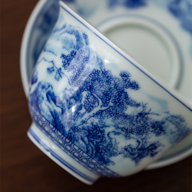 Collection of Classic Pattern Gaiwan with Saucer 160ml
