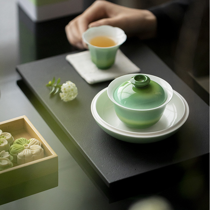 Gradient Green Gaiwan 130ml