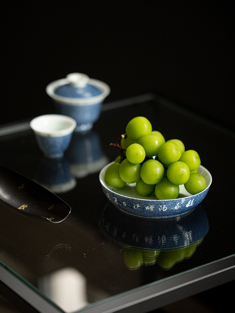 Powder Blue Porcelain Gaiwan 110ml,