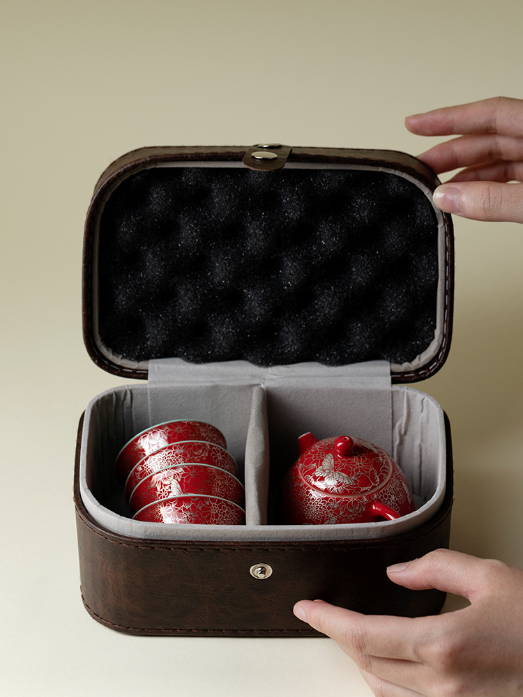 Leather Case for Teawares