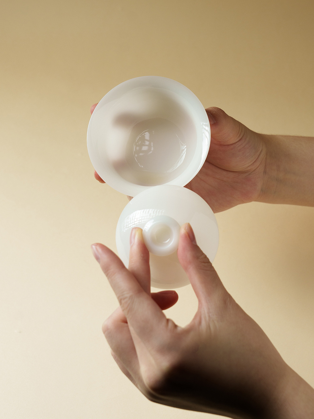 Jade Porcelain Gaiwan with Saucer 100ml