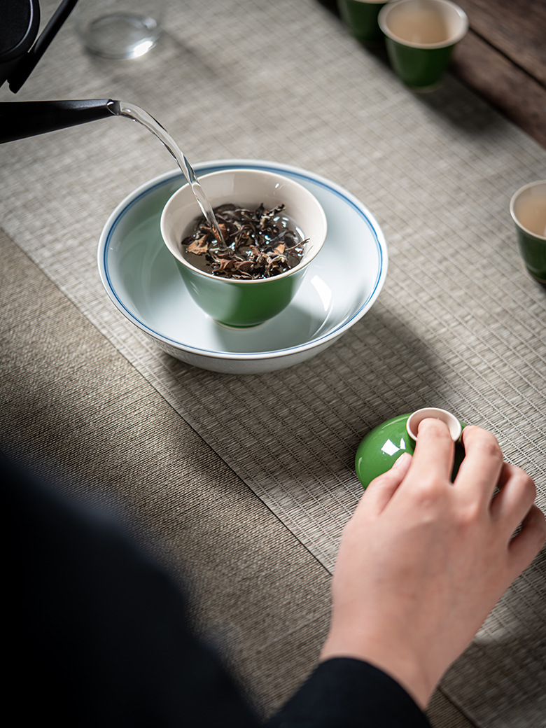 Bamboo Green Gaiwan 150ml