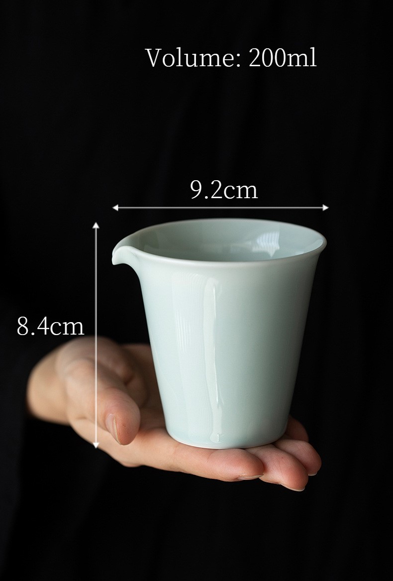 Minimal Style Fair Cup, Lake Cyan/Lime White Tea Pitcher 200ml