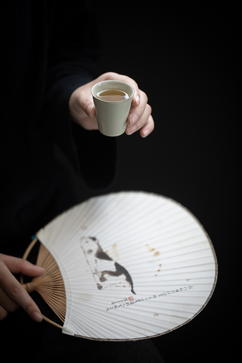 Ash Gray Tea Cups Set*4pcs 40ml