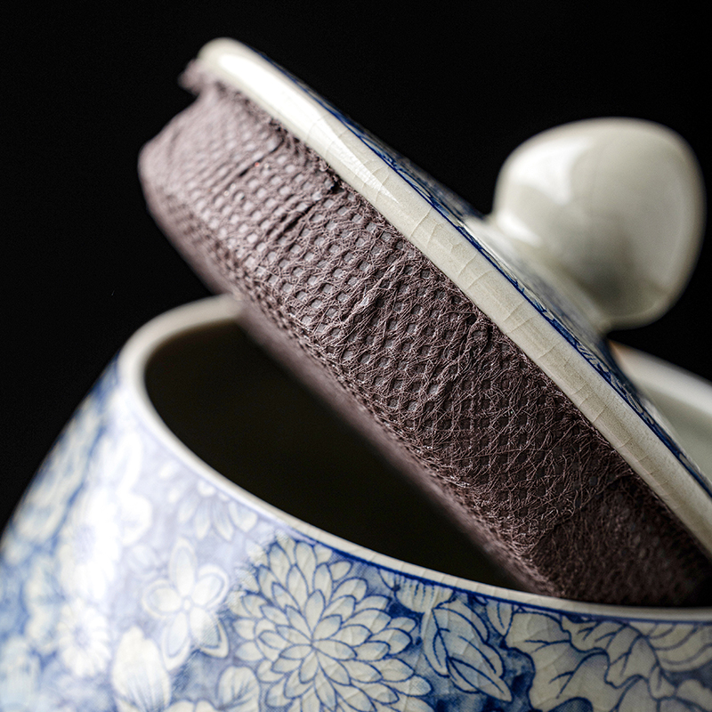 Myriad of Flowers Porcelain Tea Caddy 300ml