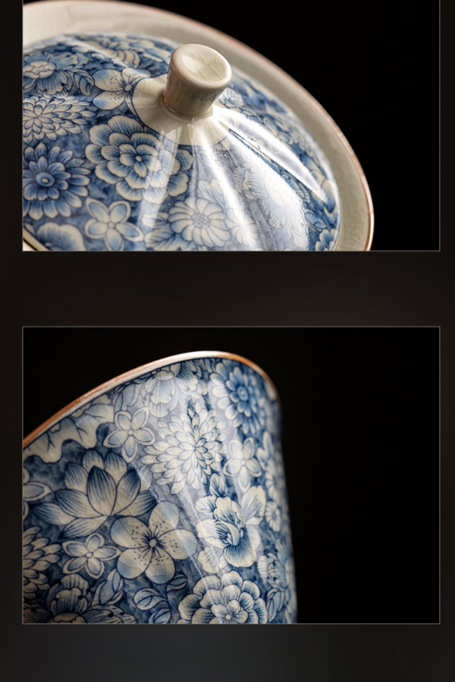 Myriad of Flowers Gaiwan with Saucer 130ml