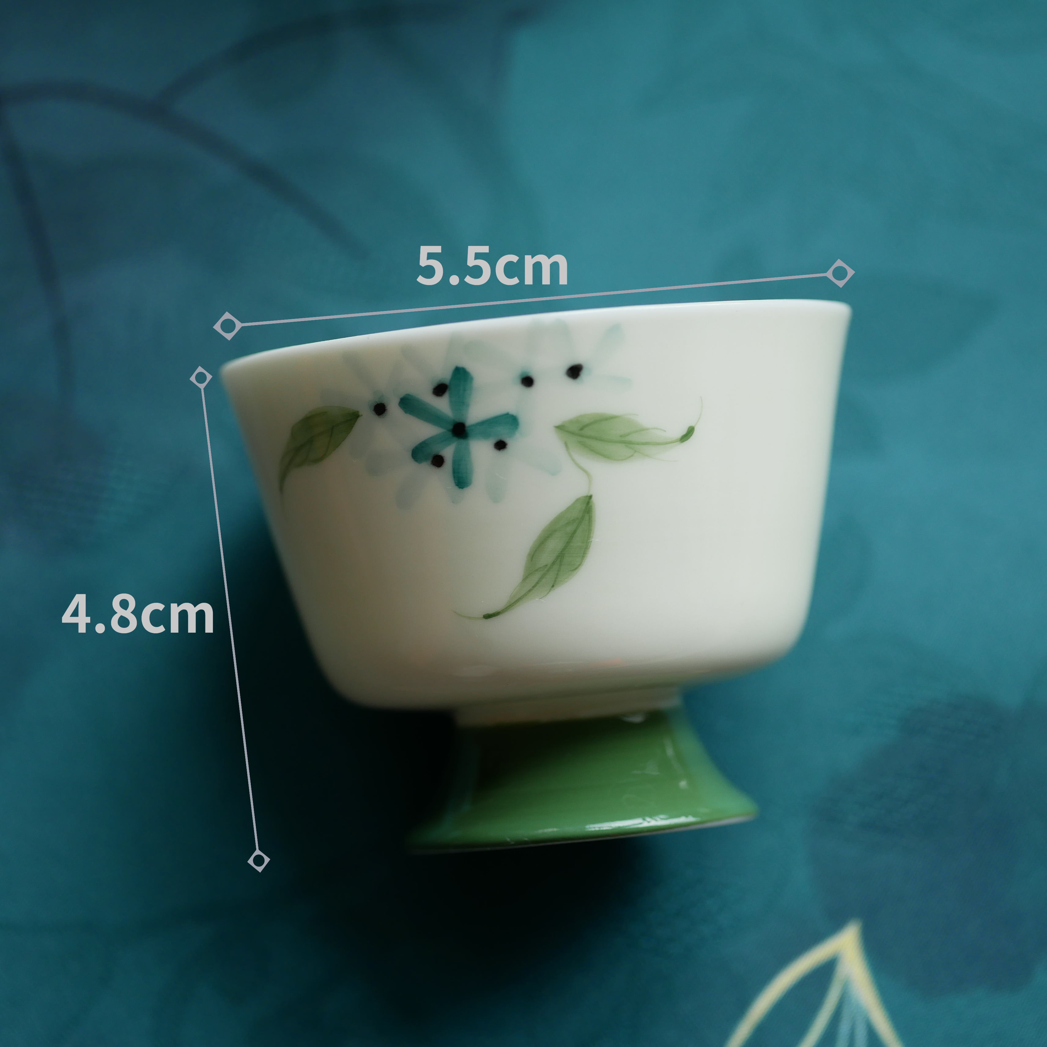 Set of Hortensia Gaiwan and Cups