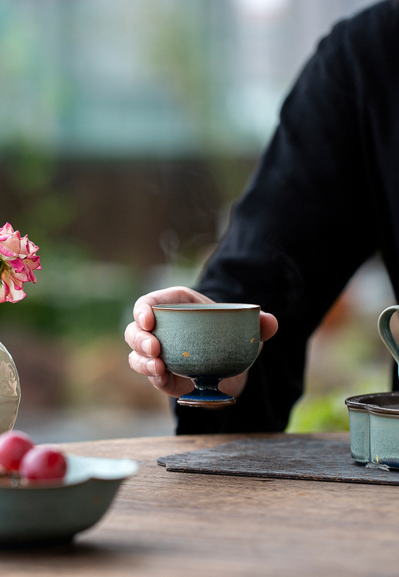 Flambé Glaze Tea Cup 120ml