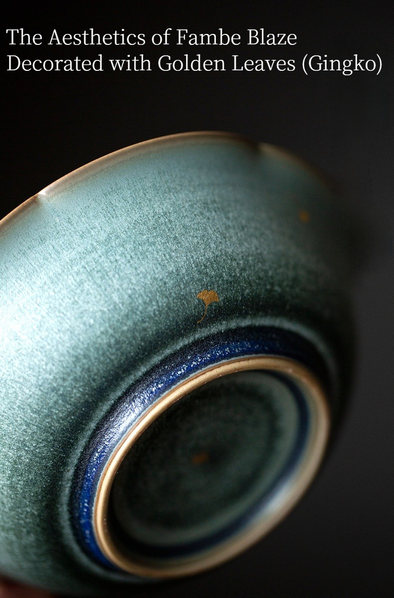 Flambé Glaze Stoneware Teapot Base/Tray