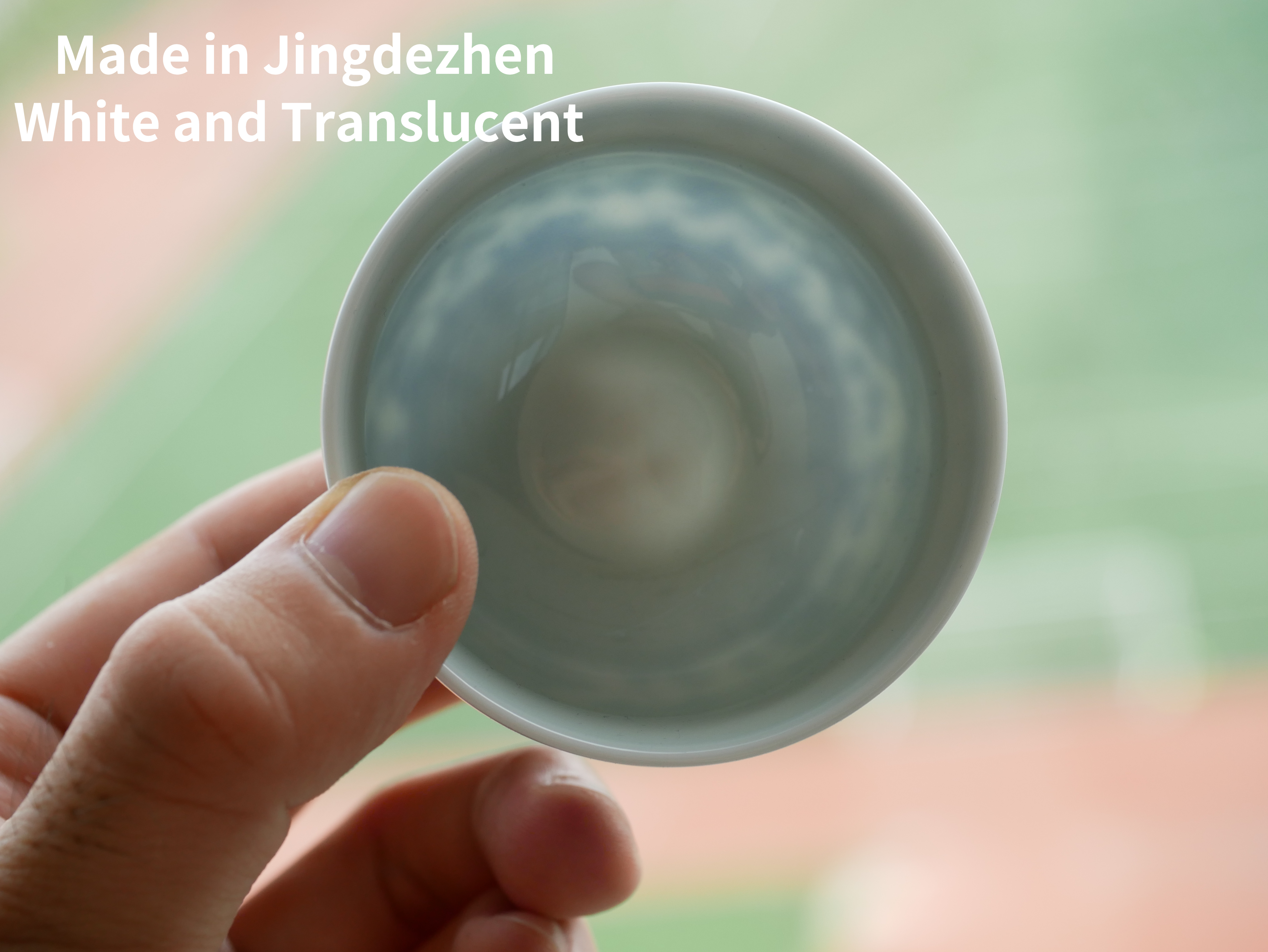 Blue-and-White Porcelain Travel Tea Set, 1 Teapot+3 Cups, Traditional Chinese Landscape Imagery 200ml