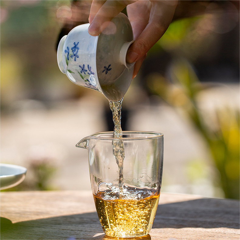 Bluebell Tea Set (Gaiwan+2 Cups)