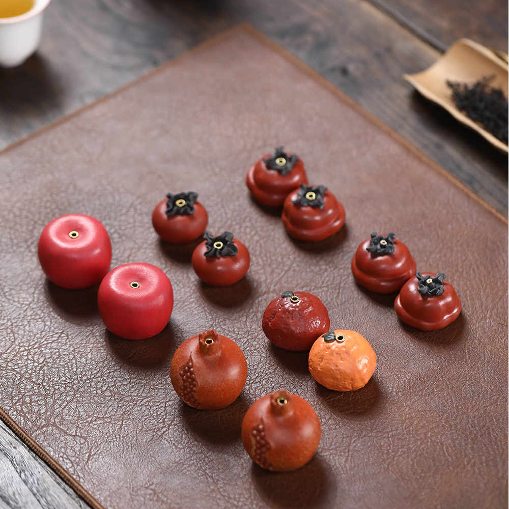 Collection of Fruit Incense Holder/Tea Pet