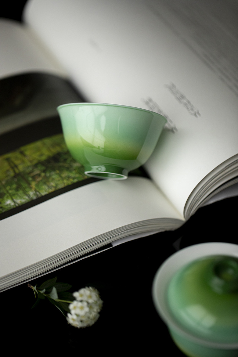 Gradient Green Tea Cup 100ml