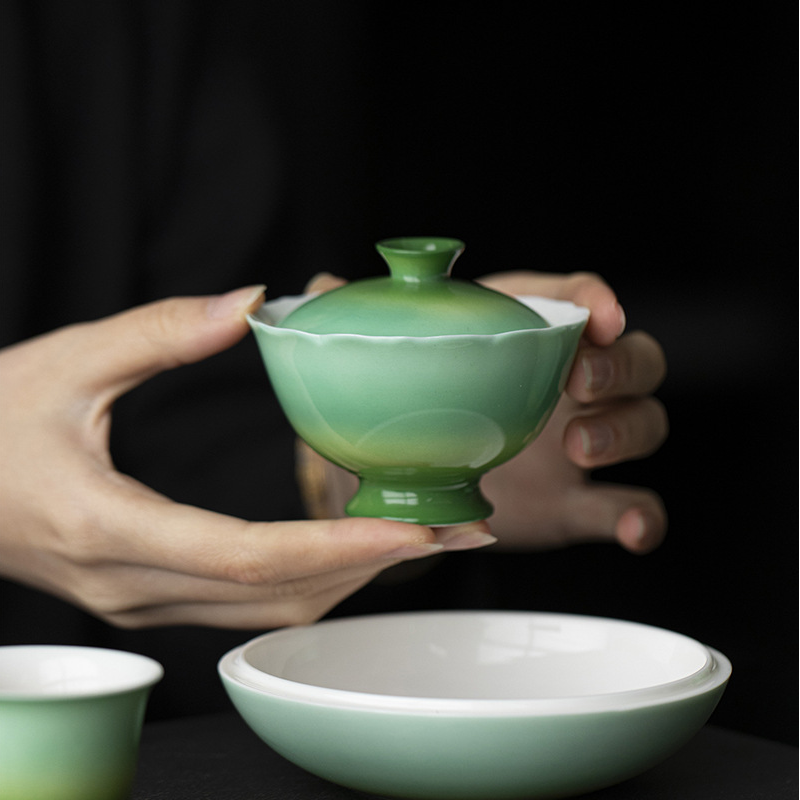 Gradient Green Gaiwan 100ml