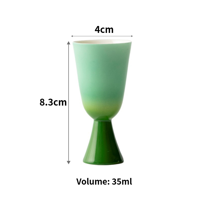 Gradient Green Tea Cup 35ml