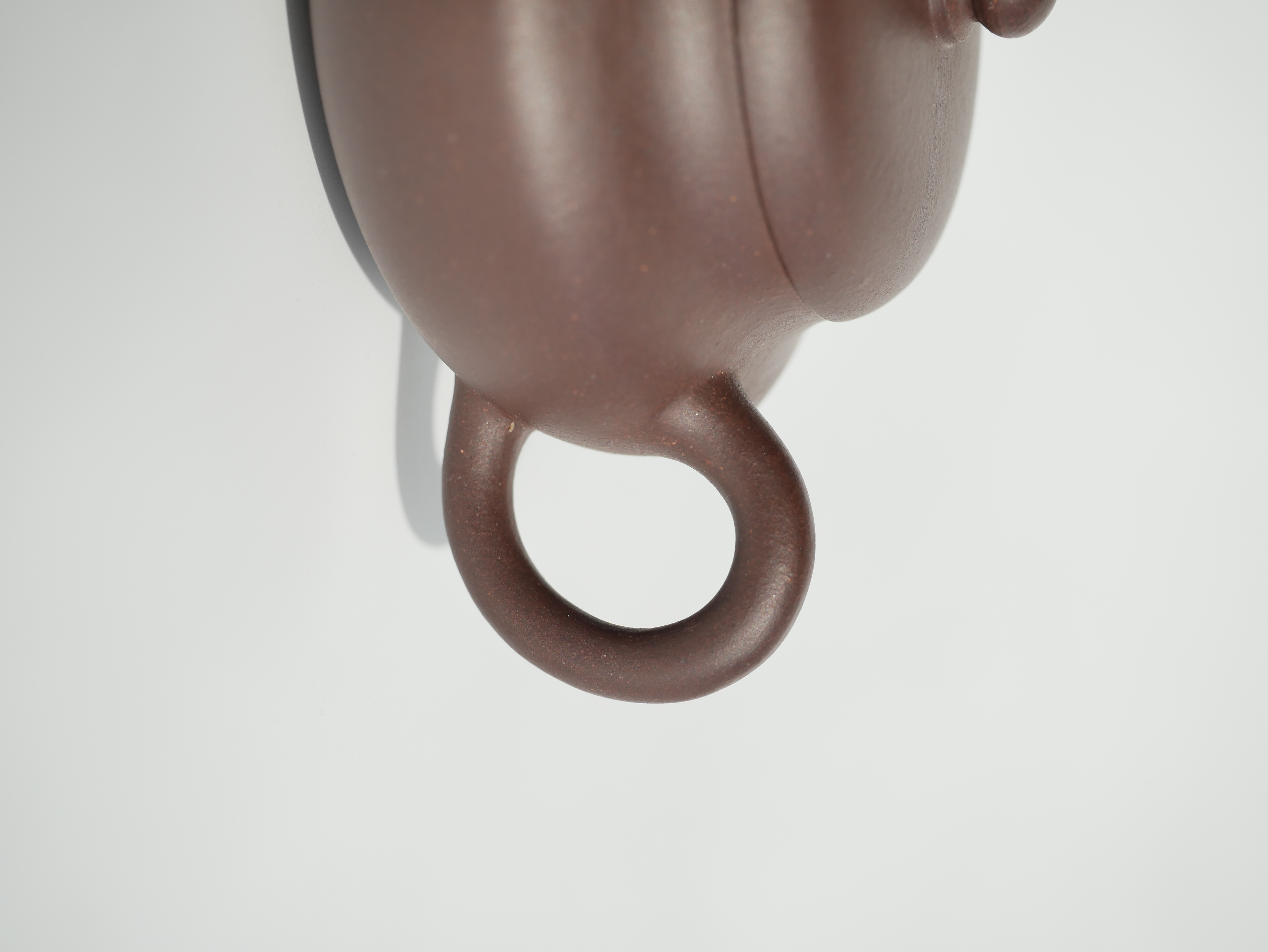 the "Flat Pear", Yixing Purple Clay (Zisha) Teapot, Handmade Kung Fu Teapot 160ml