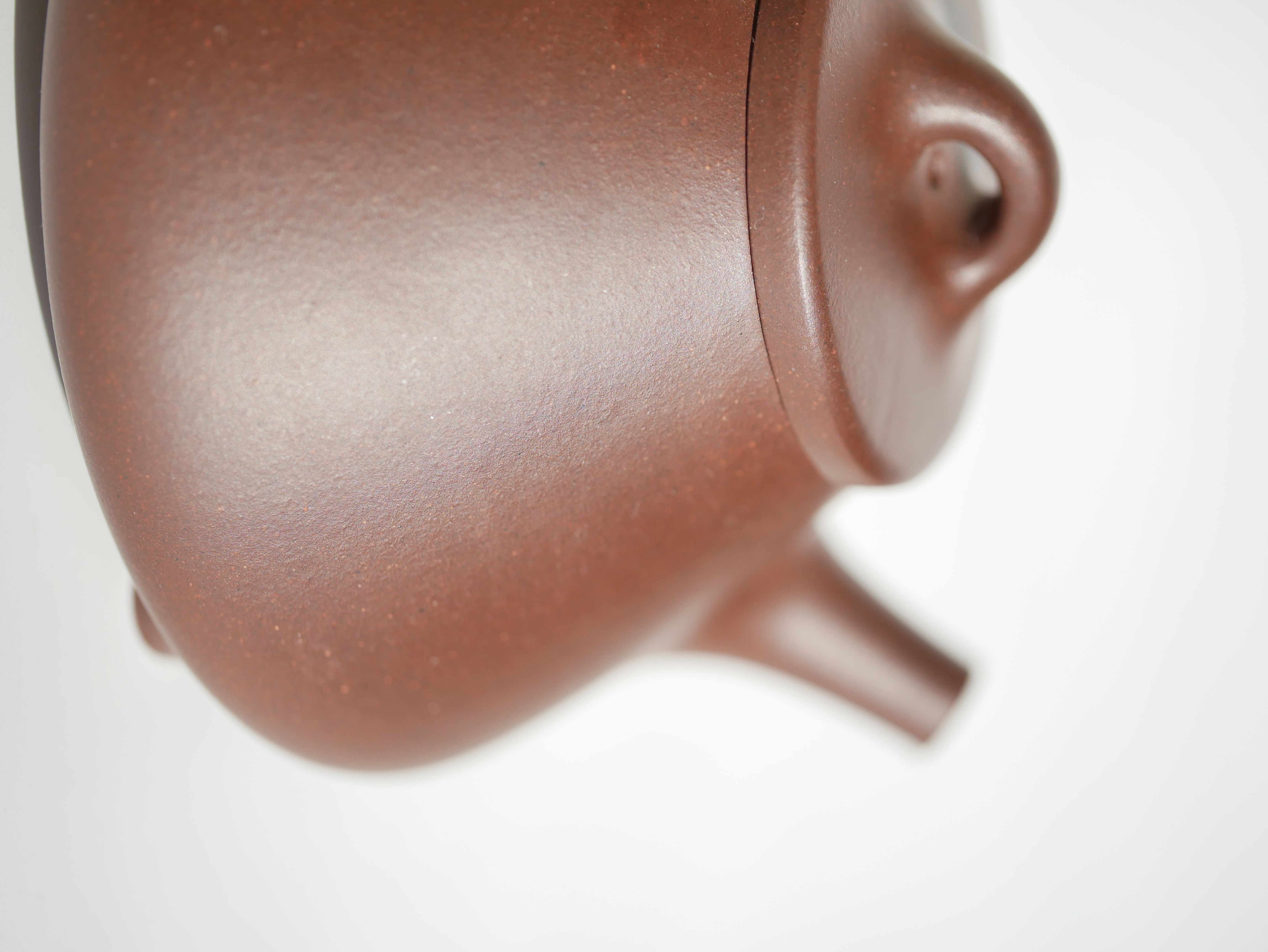 the "Stone Laddle", Yixing Purple Clay (Zisha) Teapot, Handmade Kung Fu Teapot 200ml