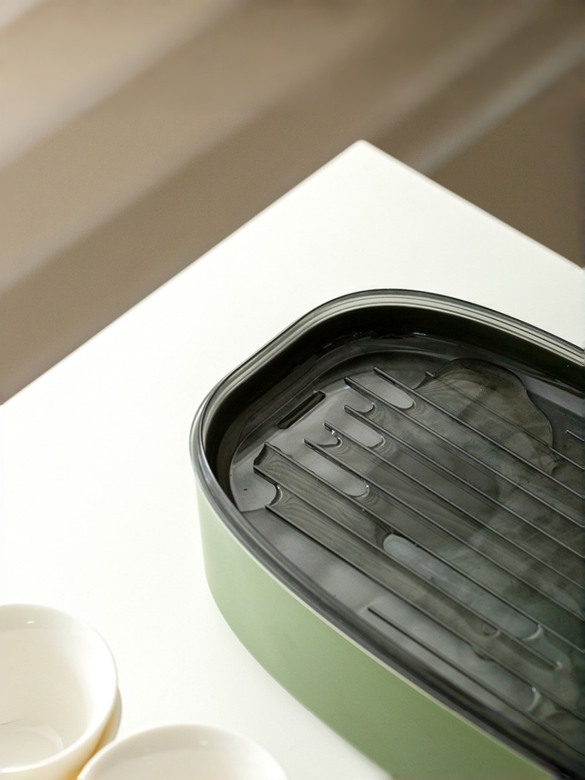 Compact White Porcelain Travel Tea Set 110ml with Multifunctional Case