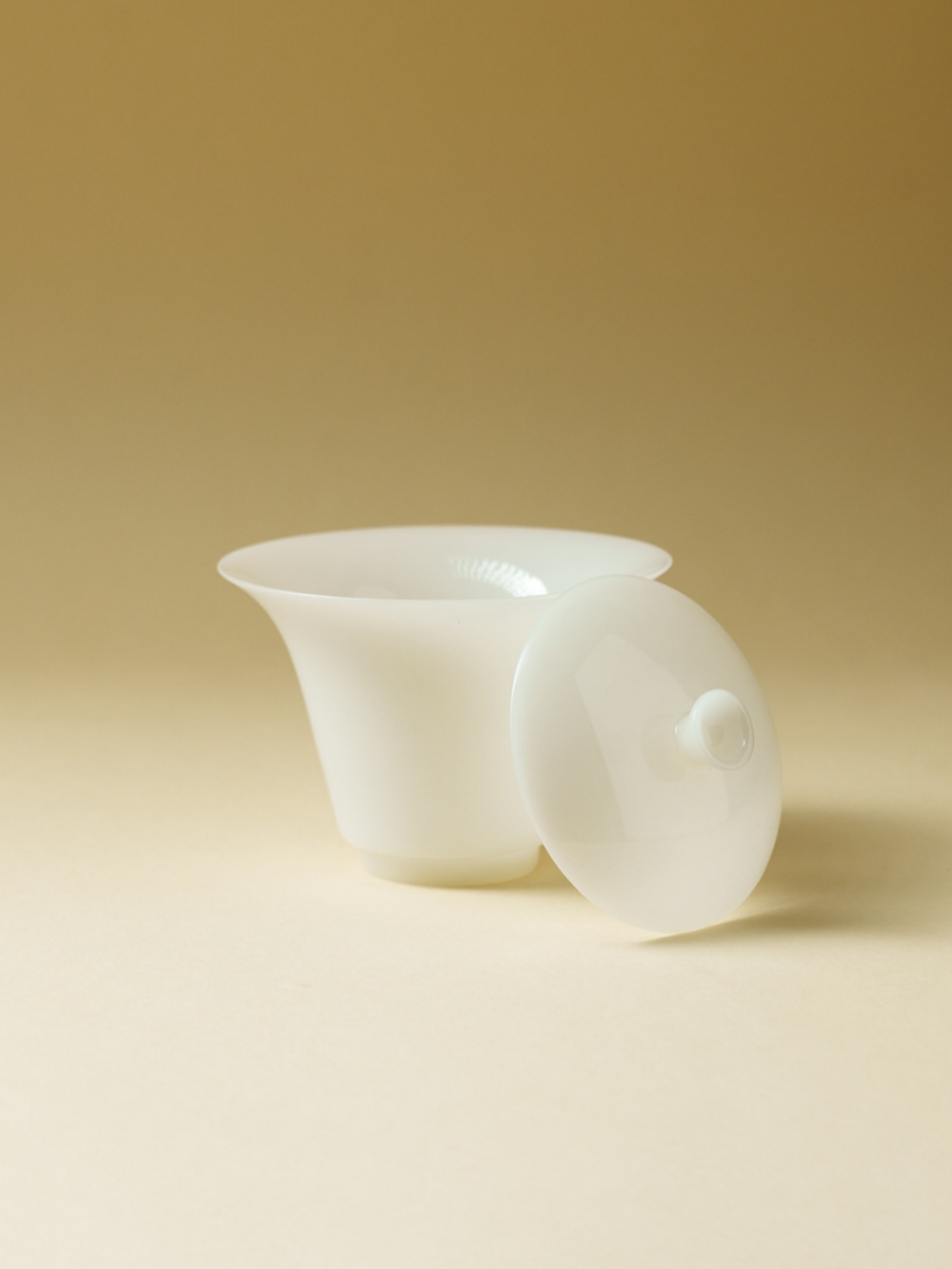 Ice Jade Porcelain Gaiwan with Saucer 100ml