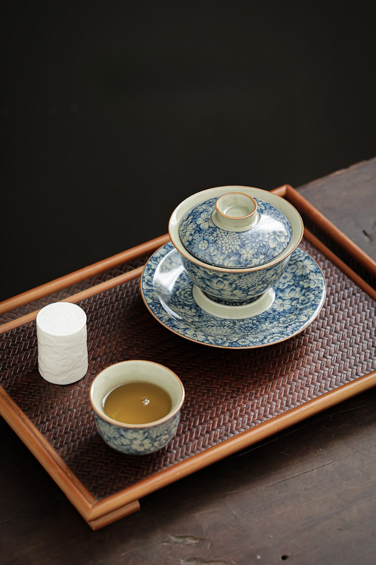 Myriad of Flowers Gaiwan with Saucer 150ml