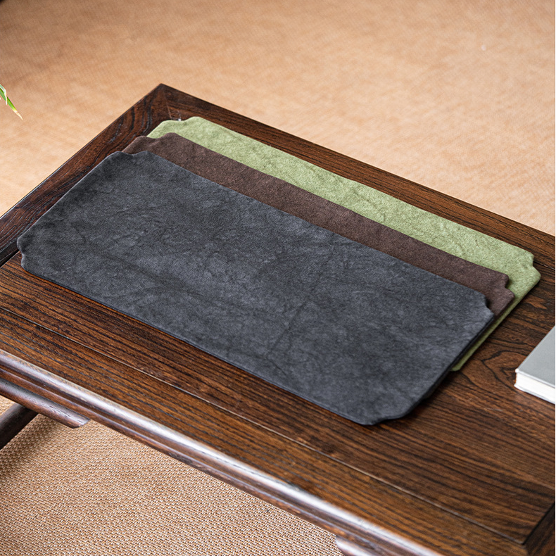 Canvas Tie-dye Tea Mat, 3 Colors Optional