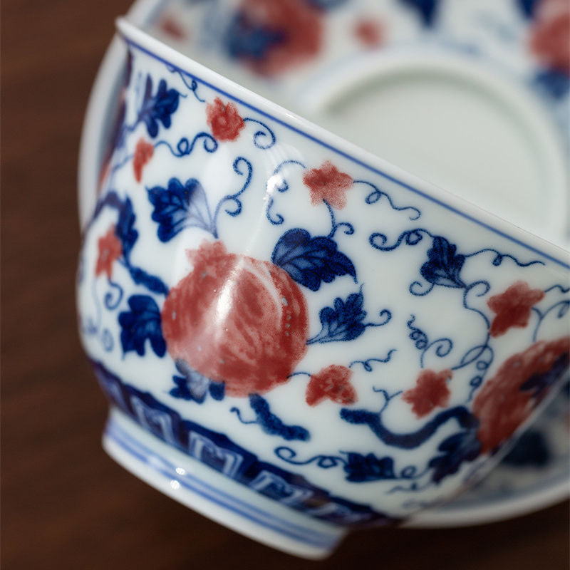 Collection of Classic Pattern Gaiwan with Saucer 160ml