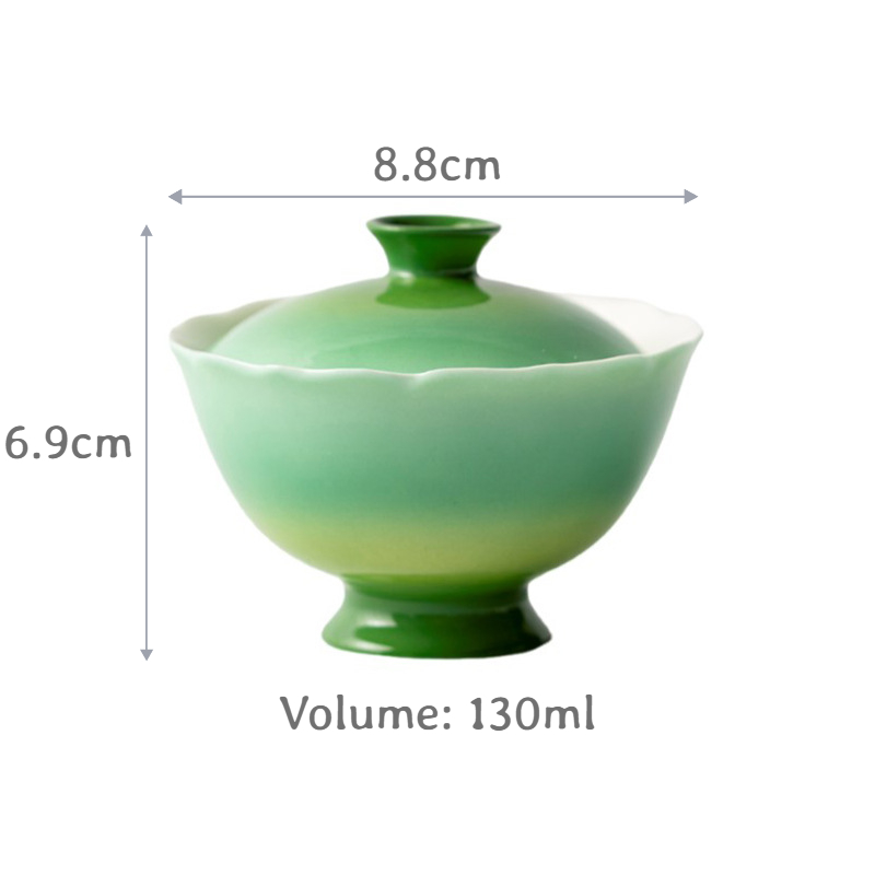 Gradient Green Gaiwan 100ml