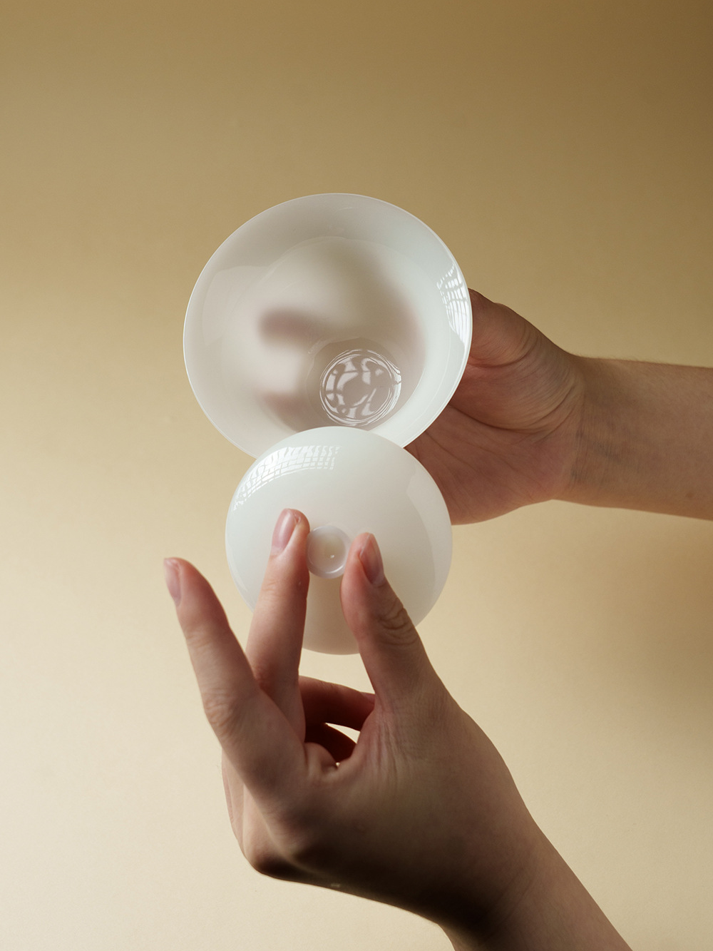 Ice Jade Porcelain Gaiwan with Saucer 100ml