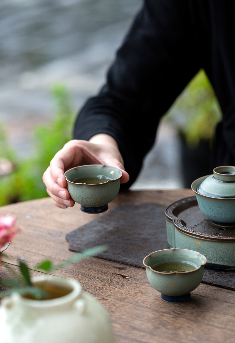 Flambé Glaze Tea Cup 70ml